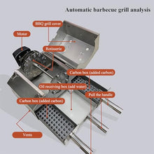 Fully Automatic Rotary Grill, 20 Charcoal Grills, Dual Power Supply Modes, 6-minute Fast Grilling, Smokeless Heating, Easy To Clean, Suitable for a Variety Of Ingredients