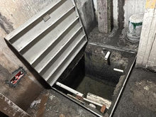 ZAQYCM Crawl Space Floor Access Door with Lock and Handle, Recessed Sewer Manhole Cover Yard Patio Garden, Customizable Egress Basement/Window Well Covers Outside(WxL 24x37in)