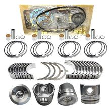 Giuqa SAA4D95LE-6 Engine Overhaul Rebuild Kit (No cylinder liner and valve) For Komatsu SAA4D95LE-6 Engine PC138US-10 PC88MR-10 Excavator（Round Combustion Chamber 46mm）