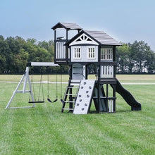 Backyard Discovery Whispering Point Cedar Swing Set Gray