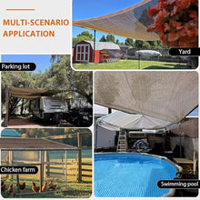 PFGDFSX 90% Sun Shade Cloth with Grommets, 45 x 100 FT Pergola Replacement Shade Cover Canopy Privacy Screen for Outdoor Patio Garden, Mocha