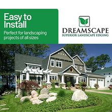 Dreamscape YardEdge Aluminum Landscape Edging Kit - 8 Strips, 6ft Each (48ft Total), Bronze Duraflex Paint - Professional Quality Landscaping Border, Metal Divider for Lawn, Garden, Flowerbed