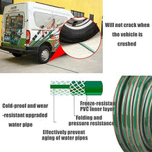 CFDZCP Garden Hose Reels Garden Hose Reel Cart with Wheels，40/50/100M Portable Hose Holder with Pressure Wash Whip Hose, for Garden Lawn Patio Hose Storage and Watering(50 m)