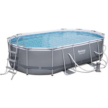 Bestway Power Steel Oval Frame Pool Set Multi