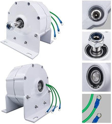 24V,9000W-12000W Vertical Axis Gearless Permanent Magnet Generator Turbine, Low Speed 12V-220V For Water Conservancy And Wind Power Household