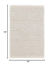 Dash & Albert Veranda Performance Area Rug 8' x 10' Ivory