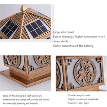 CWVYKNP Solar Outdoor Post Light, Classic Black Lantern Column Lamp Fence Post Cap Lamp Waterproof and Rustproof Solar Lamp for Deck Fence Patio Post Decor Aluminum Solar Pillar Light