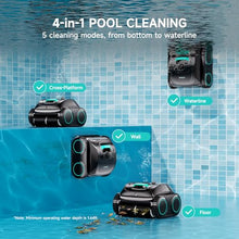 WYBOT C1 Cordless Robotic Pool Vacuum for Inground Pools (Star Black)