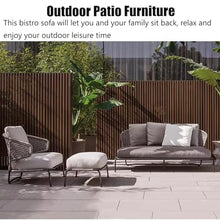 KPHYMOD Outdoor Loveseat Patio Furniture Sofa, Outdoor Chairs with Cushion, for Garden Pool Backyard Yard Porch