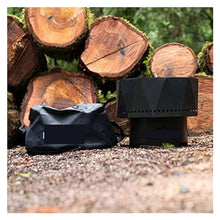 Fire Pit Portable Pellet, Black Outdoor Fireplace,Firepit