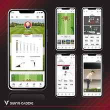 VC VOICE CADDIE Swing Caddie SC4 Portable Golf Simulator Black