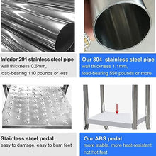 errzom 33/43/52/62 inch High Swimming Pool Ladder, 2/3/4/5-Step Stainless Steel Ladder for Above Ground Pool, Larger Heavy Duty Capacity 500 LBS Ladder, Non-Slip Ladder,5 Step