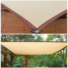 Beige Shade Net 12x12m 85% UV Protection Greenhouse & Camping Shade Grommeted Sunshade for Outdoor Pergola & Balcony Durable Canopy Covering