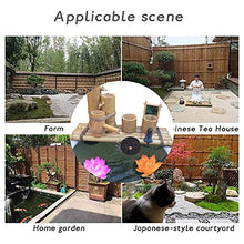 Solar Fountain Bird Bath Solar Fountain Bamboo Fountain Water Features for The Garden Water Feature Pump and Water Feature Gardens Add Luster to Your Zen Garden Or Backyard,6(80Cm/31.4In)