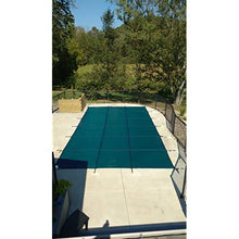 WaterWarden Premium Pool Safety Cover for 25’ x 50’ In-Ground Pool, 20-Year Warranty, Superior Strength and Durability, UL Classified to ASTM F1346, Triple Stitched, Hardware Included, Green Mesh