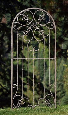 H Potter Garden Trellis - 72" Tall Heavy Duty Metal & Ground Stakes