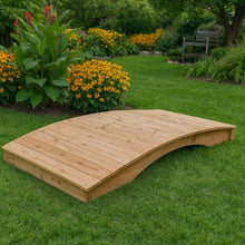 Keystone Amish Co. Cedar Plank Garden Bridge, 4' x 10', Unfinished