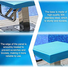Professional Heavy-Duty Diving Board for Inground Pools – Stainless Steel Jumping Platform with Anti-Slip Rubber Surface – Ideal for Competitive Diving