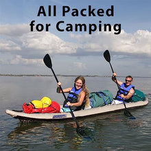 Sea Eagle 465 FastTrack Inflatable Kayak Deluxe 2 Person Package Blue/Gray