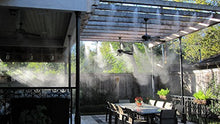 Industrial Misting System - Patio Misting System - 250 PSI Misting Pump, Stainless Steel Tubing - For Residential. Commercial, Outdoor Restaurant and Industrial Misting Application (30 Nozzle System)
