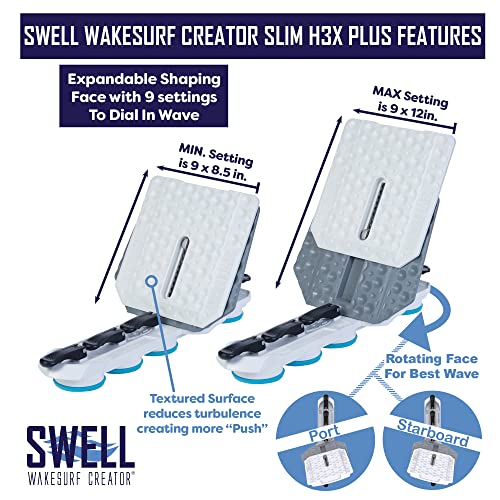 SWELL Wakesurf Creator Slim H3X Plus - Hydrodynamic Texture