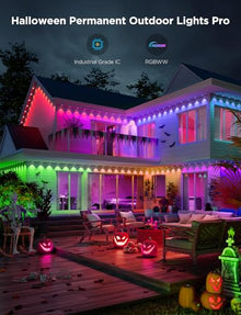 Govee Permanent Outdoor Lights Pro, 100ft with 60 RGBIC LED Lights for Daily and Accent Lighting, 75 Scene Modes for Outdoor Decor, IP67 Waterproof, Works with Alexa, Google Assistant, Matter, White