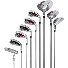 WILSON Women's Beginner Complete Golf Set with Cart Bag, Stretch XL, White/Grey/Purple