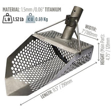 CooB Titanium Sand Scoop Metal Detector Detecting Hunting Tool Hunter