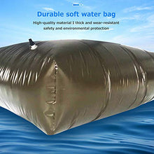 CUTPOIY Outdoor Water Storage Container Water Bag Water Tank, Foldable Portable PVC Flexible Rain Barrel, Large Capacity Gardening Water Bag with Faucet, Emergency Water Tank DRO, 670(176gal)