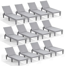 Nestl Lounge Chair Outdoor, Tanning Chair, Chaise Lounge Outdoor Set of 12