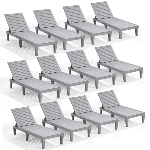 Nestl Lounge Chair Outdoor, Tanning Chair, Chaise Lounge Outdoor Set of 12
