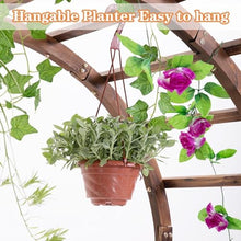 Wooden Garden Archway Trellis Heavy Duty Wedding Rose Arches Pergola Supports Extra(Brown,140cm/55.1inch)