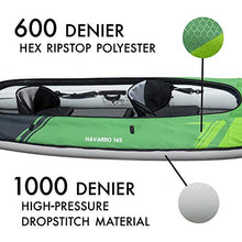 AQUAGLIDE Navarro 145 Convertible Inflatable Kayak Green