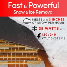 WarmlyYours Snow Melting Cable, 85.5 ft., Deicing System for Driveways