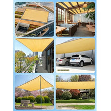 LIHDNGXM 95％ Beige Shade Cloth with Grommets HDPE Shade Net for Garden Breathable Sun Shade Cloth Breathable Fabric Mesh Tarp for Beach Patio and Backyard(40x40ft)