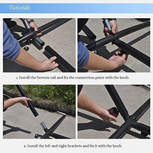 DULASP Hammock Camping Double Hammock Stand Portable Heavy Duty Hammock Stand Portable Steel Stand Only Outdoor Hammock