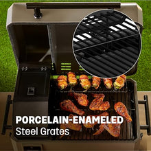 Tytus Rolling Outdoor Kitchen Island Cart & Pellet Smoker Grill, BBQ