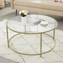 KXWOQ3ED Round Glass Dining Table Top, Tempered Glass Table Top, Clear Circular Table Surface for Coffee Table, Office Table, Side Table, Replacement Glass Table Top(85 CM(34 INCH))