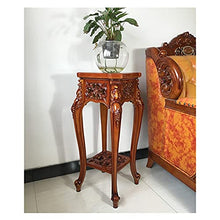 Wooden Plant Display Stand Flower Stand Living Room Fish Tank Stand Indoor Floor-to-Ceiling Balcony Wood Flower Pot Stand Garden Plant Stand Display Stand (Size : Large) ()