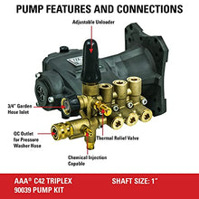 AAA 4000 PSI 3.5 GPM Horizontal Replacement Pressure Washer Pump Kit, 90039