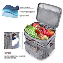 WJJDLLNP Outdoor Large-capacity Thermal Insulation Picnic Bag Thickened Aluminum Foil Ice Leak-proof Tote