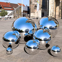 LXLIGHTS RT-OSXE Reflective Garden Gazing Balls, 1mm Thick Mirror Polished Hollow Seamless Ball for Reflection Beautiful View Christmas Decorations, Pond Floating Globe, 20 Sizes
