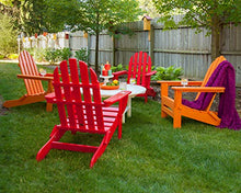 Polywood PWS119-1-PB Classic Adirondack 5-Piece Conversation Set, Pacific Blue