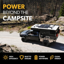 Go Power Overlander Black 200W 12V Solar Panel Charging Kit