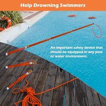 GHHDPXM Pool Safety Hooks, Swimming Saving Pole, Yachts Beach Lifeguard Rescue Stick, with Luminous & Reflective Strips, for Struggling Drowning Swimmers