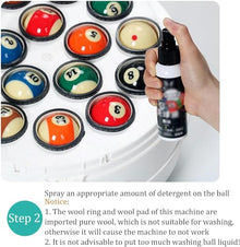 FYLFANYAN Cleaning Machine and Polishing Pool 2 in 1, Electronic Cleaning Machine of Automatic Cleaning Balls ~/