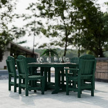 Wildridge® Heritage 44”x72” Dining Table Set, Turf Green - Outdoor All-Weather Poly Dining Furniture for Patio, Porch, Deck