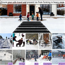 iumLeap Heated Snow Melting Mats, Outdoor Rubber, No-Slip Ice Melt with Power Cord, Electric Mats for Sidewalks, Decks & Doorways, 4 Pcs-10x30inch