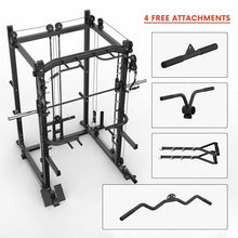 RitKeep Fitness PMAX-4550 Multi Functional Smith Machine Training System Black