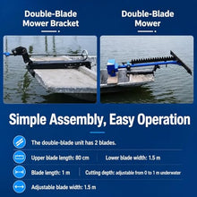 Underwater Electric Weed Cutter 48V Single Blade Aquatic Weed Mower